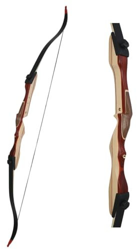 RAGIM Recurvebogen, Bogen, Sportbogen, Take Down Black Wildcat Plus Plus 70 22 lbs, Linkshand