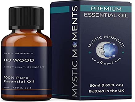 Mystic Moments | Olio Essenziale di Legno di Ho | 50ml | Cinnamomum camphora dona a diffusori, miscele di oli e formulazioni profumate un aroma morbido floreale legnoso.