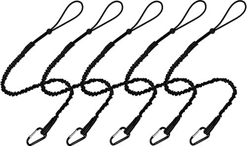 BESNIN Tool Lanyard 30 Ib Weight Limit 2pcs/3pcs/5pcs/10pcs Safety Lanyard Adjustable Loop End for Working Tools