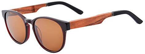 SHINU Polarisierte Kurzsichtige Sonnenbrille Herren UV400 Myopie Brille-PSGZF110(C1,polarized grey lens)