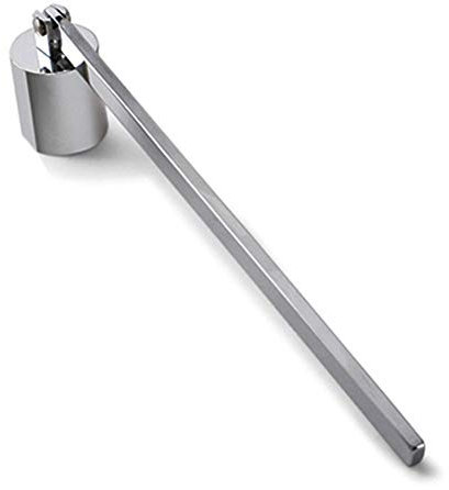 KAIISSA Kerzenlöscher aus Edelstahl mit langem Stiel, Edelstahl-Kerzenlöscher Stick Kerze Zubehör Dochtlöscher zum Abstellen der Flamme sicher löschen für Partys, Restaurants, Zuhause (Sliber)