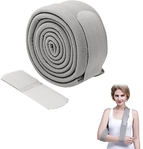 Kiuiom Verstellbar Leicht Komfortabel Schulterschlinge,Armschlinge Schulter Links und Rechts,Einstellbar Arm Schulterschlinge,Medizinische Schulterstütze,Leicht Komfortabel Armschlaufe,1.5M,1PC