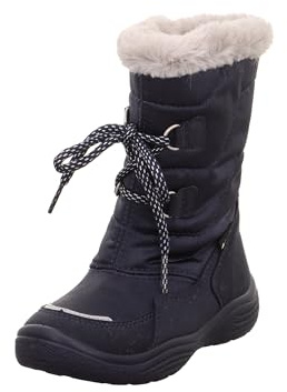 Superfit Stivali da neve da ragazza Gore-tex Avec Doublure Chaude Cristal, Blu 8000, 27 EU Larga