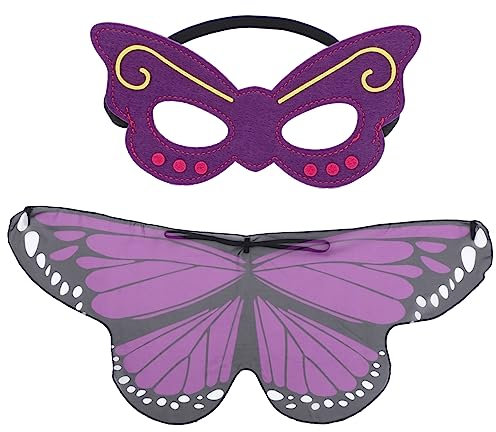 GALPADA 1satz Butterflies Wing Shawl Adorable Cosplay Outfit Für Halloween Geburtstagsfeiern Und Rollenspiele Inklusive Zauberhaftem Schmetterlingsdesign Für Mädchen
