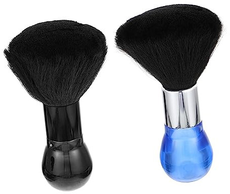 Healeved 2pezzi Spazzola Per Rimuovere Polvere Spazzola Da Parrucchiere Per Capelli Da Barbiere Salone Design Unico Per Eliminare Capelli Spezzati Facile Da Usare e Trasportare