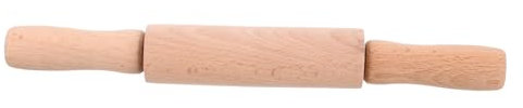 ibasenice Wooden Rolling Pin for Boys and Girls Craft and Baking Activities Mini Boy Girl-Friendly Kitchen Tool
