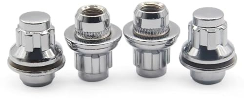 ZXYIWSDF Bulloni Antifurto Compatibile con Toyota per RAV-4 1994-2014 Auto Chrome Ruota Vite Bullone Dado di Bloccaggio Chiave Adattatore Ruota Bulloni Dadi Viti Auto Pneumatico Bulloni