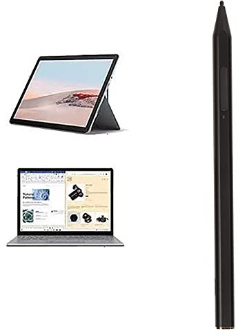 VELATEMOR Stylus Pen, Stylus Touch Pen, Active Pen Portable with Spare 1 H Nib (H Nib 0.9mm Wide) and 1 2H Nib (H Nib 1.67mm Wide), Digital Stylus Pen 4096 Pressure Sensitive (Black)
