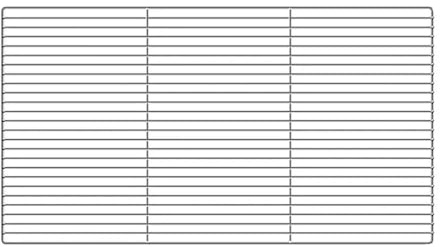 Grille de barbecue carrée en acier inoxydable pour barbecue - Cadre de refroidissement - 40 x 20 cm