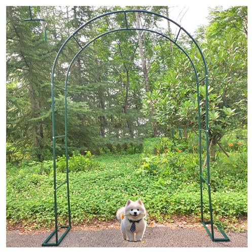 Metall-Gartenbogen für Kletterpflanzen Rosenspalier Pergola mit Hochzeitstorbogen und Laubenstütze