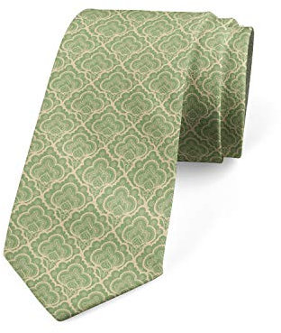 BHHJKK Corbata multicolor moderna para hombre, Verde pistacho beige, Talla única