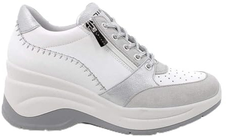 IGI&Co Donna Scarpe 7654011 Sneakers con Lacci e Cerniera Bianco 37