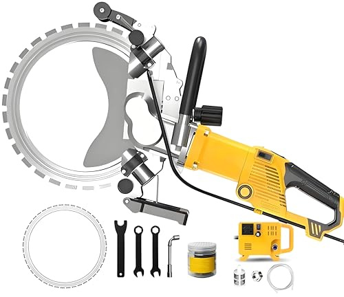 vnmudzeo Heavy Duty Concrete Ring Saw,16 20 Blades,8000 W Toroidal Electric Concrete Cutting Saws,11.4 15.4 Cutting Depth,390mm/15.4