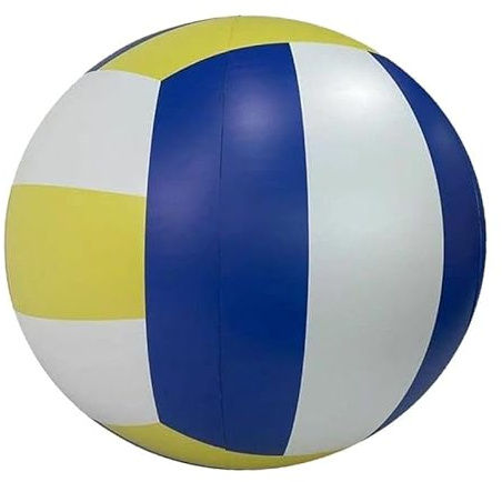 RNXRZANK Riesiger Aufblasbarer Volleyball für Strand Und Meer – Ideal für Partys Und Pools. Auch Als Wasserball Geeignet, Durchmesser 60cm
