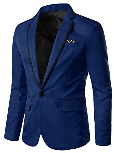 Blazer Vintage Hombre Americana Moda - sólido Informal con Estilo para Hombre, Prendas de Vestir Boda Negocios, Abrigo, Traje, Tops
