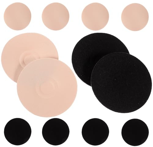 TOVINANNA Coppette Assorbilatte in Cotone Riutilizzabili per Allattamento, 6 Paia, Aderenti alla Curva del Seno, Antiscivolo, per Neomamme e Uso Quotidiano