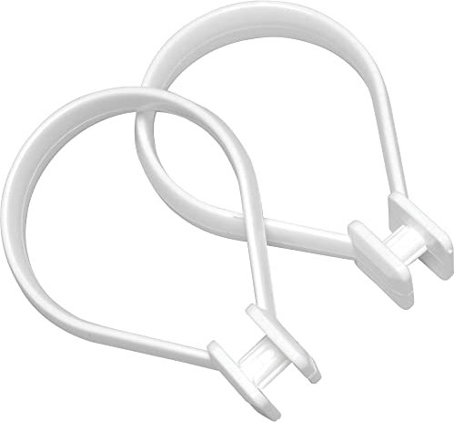 Sealskin Ringe für Duschvorhang, Weiß, 3 x 4.7 x 6.6 cm