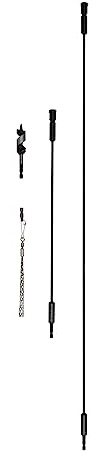 Greenlee 921 Quick Change D'VersiBIT 4-Piece Flexible Drill Extension Kit with 18 and 36 Extension Bits, 3/4 Stubby Auger Bit, and Pulling Grip, Hole Making Drill Extension Kit