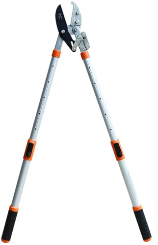 Zenport LRT11 Teleskop-Amboss-Astschere mit Ratsche, 59 cm bis 80 cm