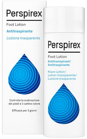 Perspirex | Anti Schweiß Antitranspirant Fußdeo gegen starkes Schwitzen | Fußcreme für bis zu 3 Tage Frischeschutz | 100ml