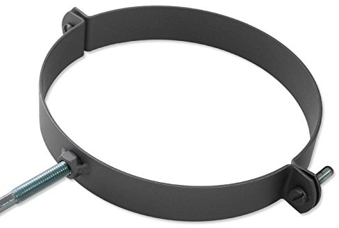 Ofenrohr Rohrhalter 180 mm Gussgrau Rohrschelle Wandhalter