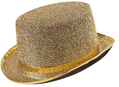 WIDMANN 2495l ? Lurex Cilindro Sombrero de Fieltro para Adultos, One Size , color/modelo surtido