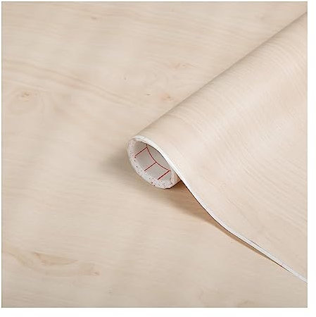 d-c-fix Pellicola Adesiva per mobili legno betulla marrone PVC plastica vinile impermeabile decorativa per cucina, armadio, porta carta rivestimento 90 x 210 cm