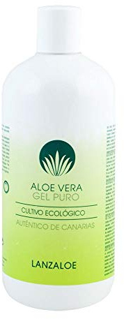 Lanzaloe Aloe Vera Gel 99% - Kaltgepresst, Ohne Aloin, 500ml - Für Frauen