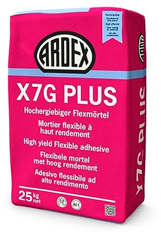 ARDEX X 7 G Plus Flexmörtel Fliesenkleber Flexkleber Kleber Frostbeständig 25 KG