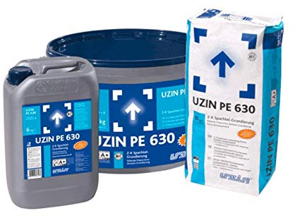 Primaire d'accrochage bicomposant base ciment UZIN PE 630 recouvrable après 40 minutes sur planchers et panneaux bois