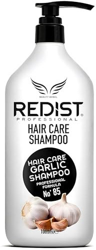 Redist Shampoo per la cura dei capelli all'aglio 1000ml | Trattamento intensivo riparatore | Donne e uomini contro la caduta dei capelli
