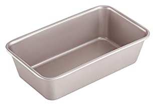 CHEFMADE 9-Inch Rectangle Loaf Pan, Non-Stick Oblong Bread and Meat Bakeware for Oven Baking (Champagne Gold)