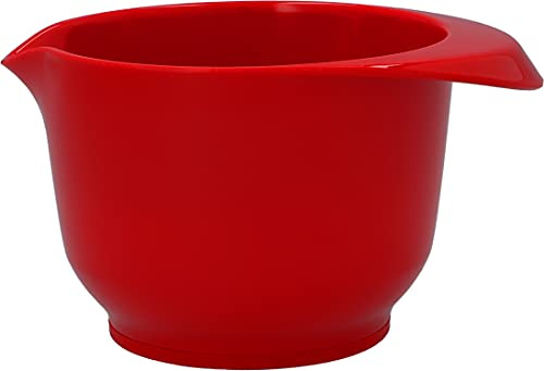 Birkmann, Colour Bowls, Rühr- und Servierschüssel, klein, 0,5 Liter, Schüssel aus Melamin, kratzfest, standfest, nachhaltig, rot, 708679