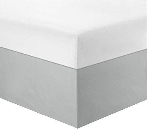 HXYIYG Cache Sommier,Cache Sommier 160x200 Pure Color Easy Fit Jupe de lit Hôtel Bande élastique sans Lit Enrubannage Autour de la Reine juponnage Double/Full/Reine/King