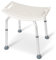 Dunimed Duschhocker - Höhenverstellbar Duschstuhl 39-52cm - Anti-Rutsch Duschsitz - Duschhilfe - Badsitz (Ohne Rückenlehne)