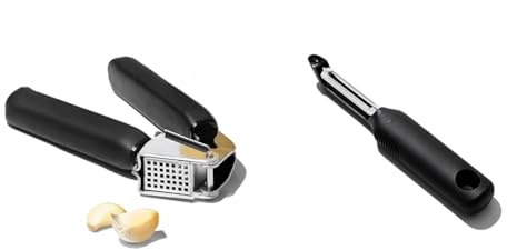 OXO Good Grips Garlic Press & Good Grips Swivel Peeler