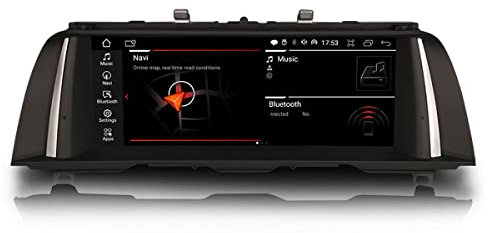 GONFEN 10,25 Pulgadas 8 Núcleos Android 14 Radio de Coche con Pantalla para BMW Serie 5 F10 F11 CIC 2010-2012 con Bluetooth Carplay inalámbrico Android Auto GPS WiFi 4G Dab+ iDrive 4GB RAM+64GB ROM