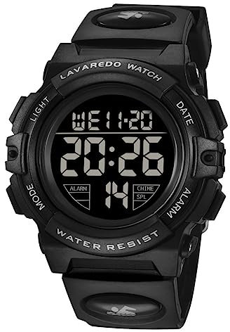 BEN NEVIS Orologio da Polso Orologi Sport per Bambini Digitale Multifunzione Impermeabile LED Luce Allarme Calendario Data con Cinturino in Silicone