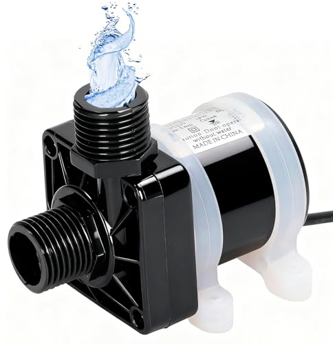 Dränkbar pump, 20W 800L/H liten fontänpump Ultratyst vattenpump för akvarium, akvarium, damm, hydrokultur, statyer