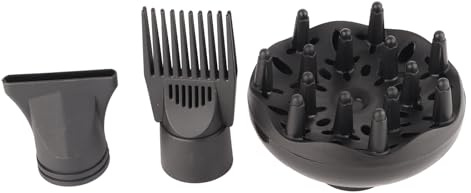Accessorio Universale per Asciugacapelli, Diffusore Universale, Set di Ugelli per Diffusore, Strumento per lo Styling dei Capelli, 3 Pezzi, Accessorio Professionale per
