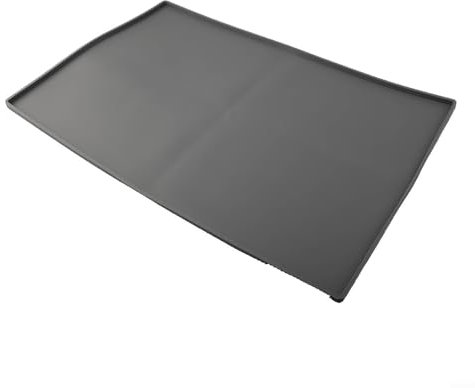 Tappetino funzionale in silicone progettato per macchine da caffè, fornisce protezione da trabocco e facile mobilità (grigio - 500 g)