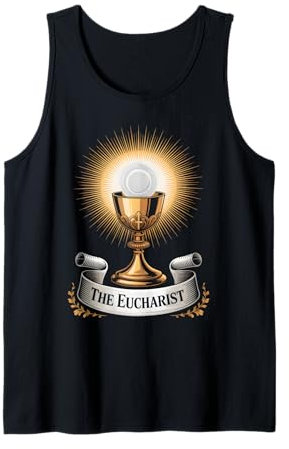 La messe catholique et l'adoration du calice eucharistique Débardeur