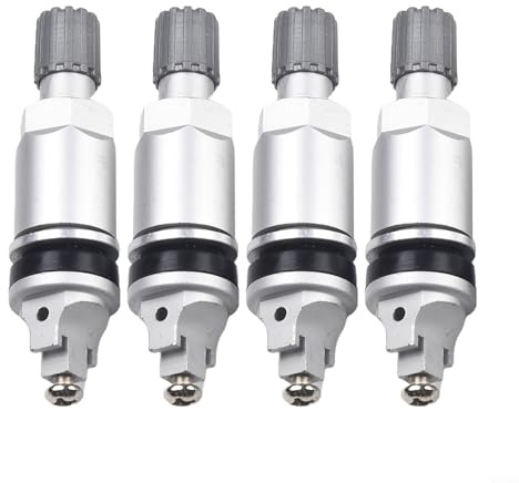 4 Stück TPMS Ventilschaft Reifendrucksensoren kompatibel mit Toyota für Corolla, C HR, für Land für Cruiser Metalldesign für genaue Reifendrucküberwachung