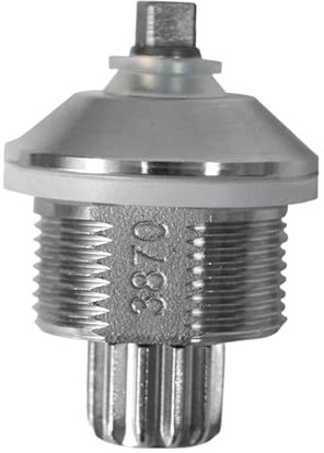 YWJLQH 3870 Mixer Head Assembly, 6mm Square Hole,High-Powered Blender Blade Replacement Parts 12 Teeth Compatible with Soy Milk Maker Smoothie Maker, Juicer, Blender, Stainless Steel Mixer Parts