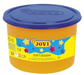Jovi Blandiver Knete, extra weiche Knetmasse für Kinder ab 2 Jahren, blau, 1 Dose, 460g