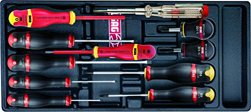 USAG 519/324B - Assortimento con cacciaviti (11 pz) 05190776
