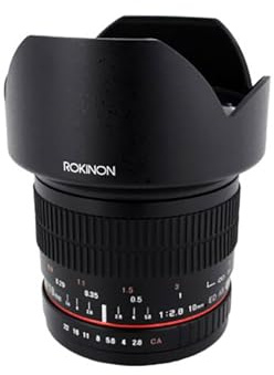 Rokinon Objectif Ultra Grand Angle F2.8 Ed AS NCS CS 10 mm pour Appareil Photo numérique Fuji X Mount (10M-FX) Noir