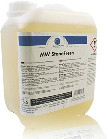 5 L MW StoneFresh Terrassenreiniger Außenreiniger Gehweg Naurstein Steinplatten
