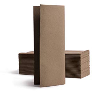 Alvotex Airlaid Gefaltete Servietten 1/8 32x40cm 50/1 - BROWN (671)