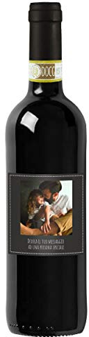 Vino Nobile di Montepulciano DOCG in bottiglia personalizzata per lui - Idea regalo originale per uomo, festa del Papà, festa del Nonno, nuova nascita, compleanno e Natale. (0,75L, Foto e Testo)